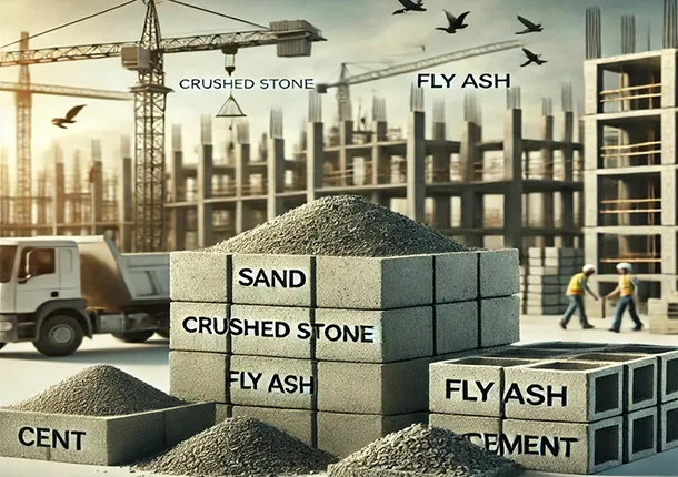 Di quali materiali sono fatti i mattoni di cemento?