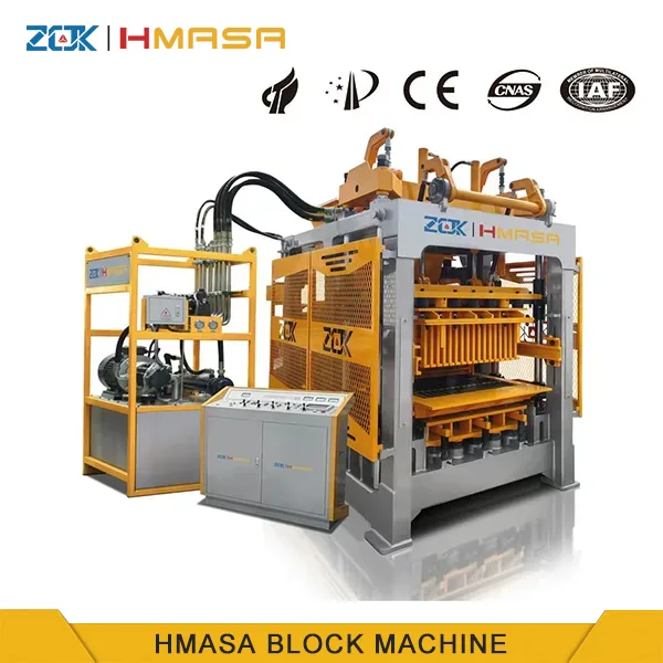 Macchina per la produzione di mattoni di cemento